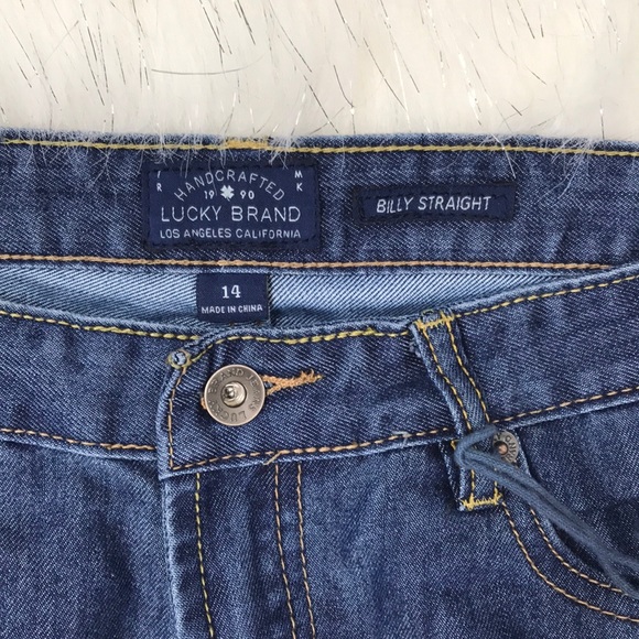 NWOT Lucky Brand Billy straight size 14 - Picture 3 of 3